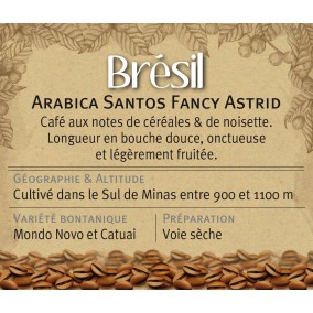BRESIL, arabica Santos Fancy Astrid