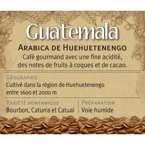 GUATEMALA, arabica de Huehuetenengo