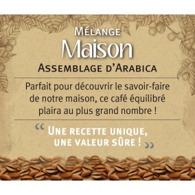 Mélange MAISON, assemblage d'arabica