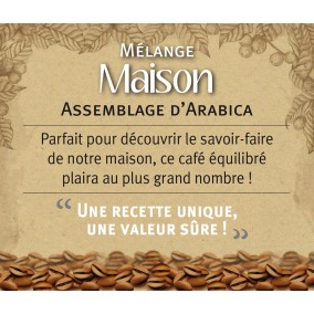 Mélange MAISON, assemblage d'arabica Mélange MAISON, assemblage d'arabica