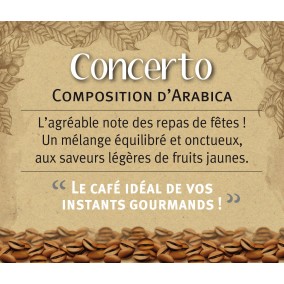 CONCERTO, composition d'arabica