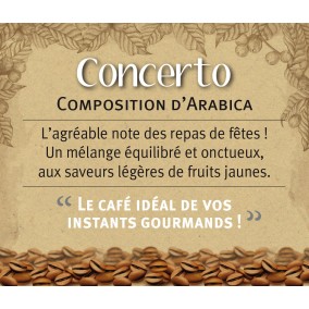 CONCERTO, composition d'arabica