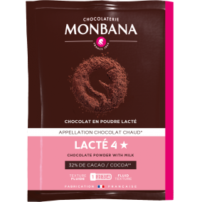 Lacté 4 étoiles : 1 dose choco. poudre Lacté 4 étoiles : 1 dose choco. poudre
