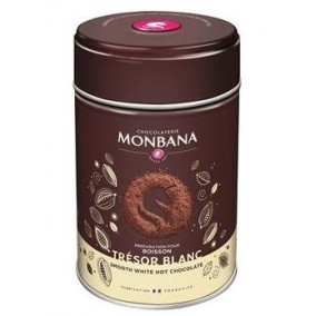 Chocolat Blanc en poudre onctueux Trésor au Chocolat Blanc - Boîte 200g