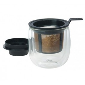 FINUM® Verre 130ml. double paroi avec infuseur FINUM® Verre 130ml. double paroi avec infuseur