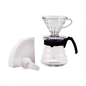 HARIO® kit V60 Porte filtre 4-5 tasses