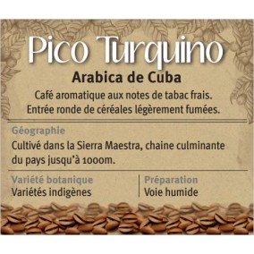 PICO TURQUINO Arabica de Cuba PICO TURQUINO Arabica de Cuba