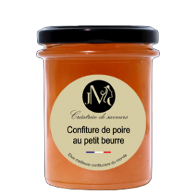 Confiture de Poire au Petit Beurre (250gr) Les Jardins de Marie Confiture de Poire au Petit Beurre (250gr) Les Jardins de Marie