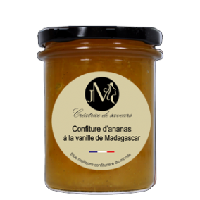 Confiture d'Ananas Vanille de Madagascar (250gr) Les Jardins de Marie