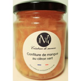 Confiture de Mangue et Citron Vert (250gr) Les Jardins de Marie