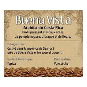 BUENA VISTA Arabica du Costa Rica BUENA VISTA Arabica du Costa Rica