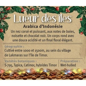 LUEUR DES ÎLES Arabica d'Indonésie