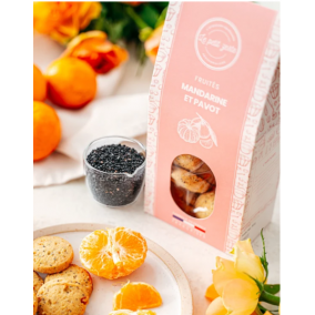 Sablés Mandarine et pavot "Le Petit Zeste"